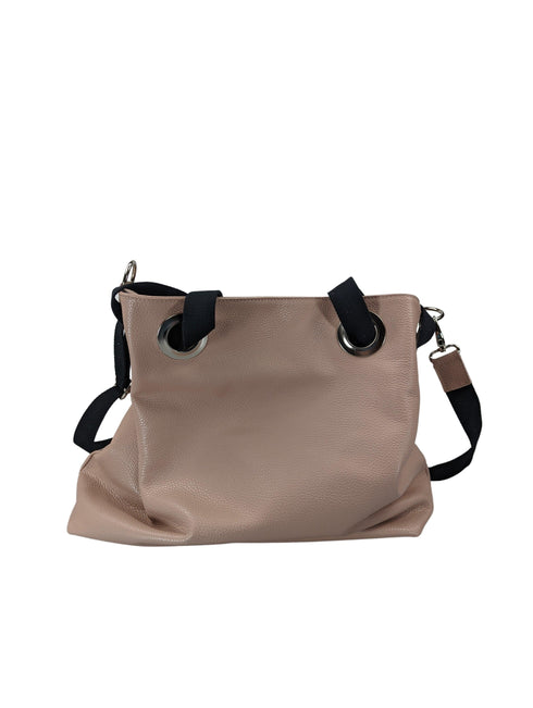 leather shopper